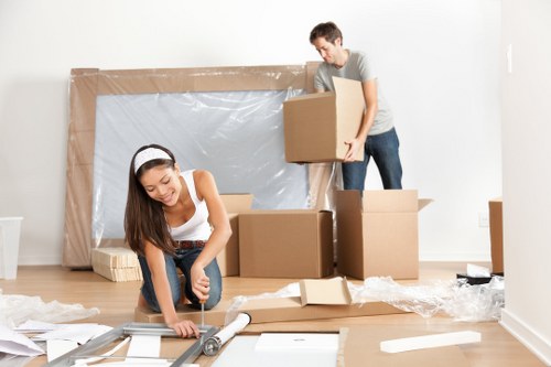 Local van service helping with a move in Croydon