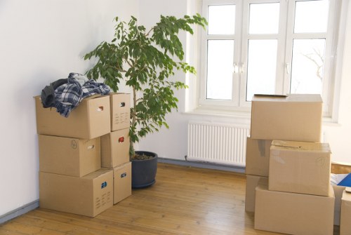 Supervisor reviewing safety procedures during a removal