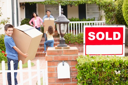 Careful transport of office desks and equipment during a Croydon move